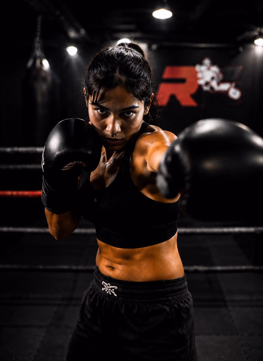 Boxing training at Revive Fight Club, Bengaluru