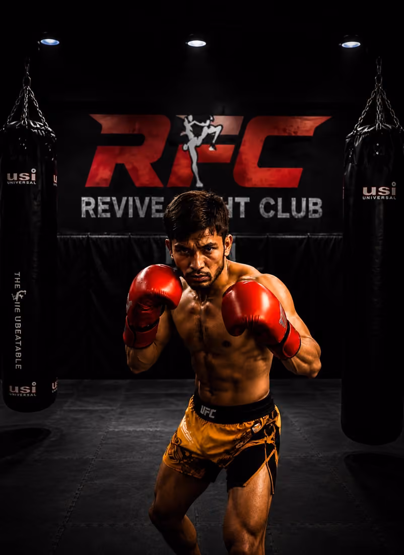MMA training at Revive Fight Club, Bengaluru